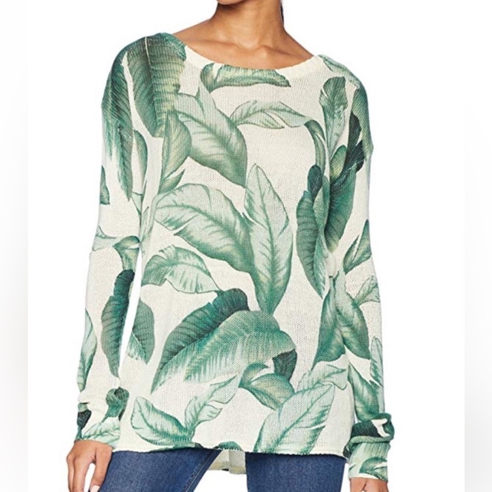 🌻 Show Me Your Mumu Ryan Rene Reversible Sweater Palmtini Knit Women's size XS